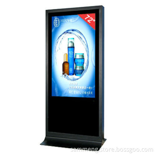 Floor Standing HD LCD Advertising Player with 1,920 x 1,080 Pixels Resolution